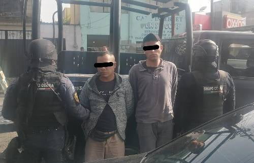Atrapa policía municipal de Toluca a dos ladrones en El Seminario